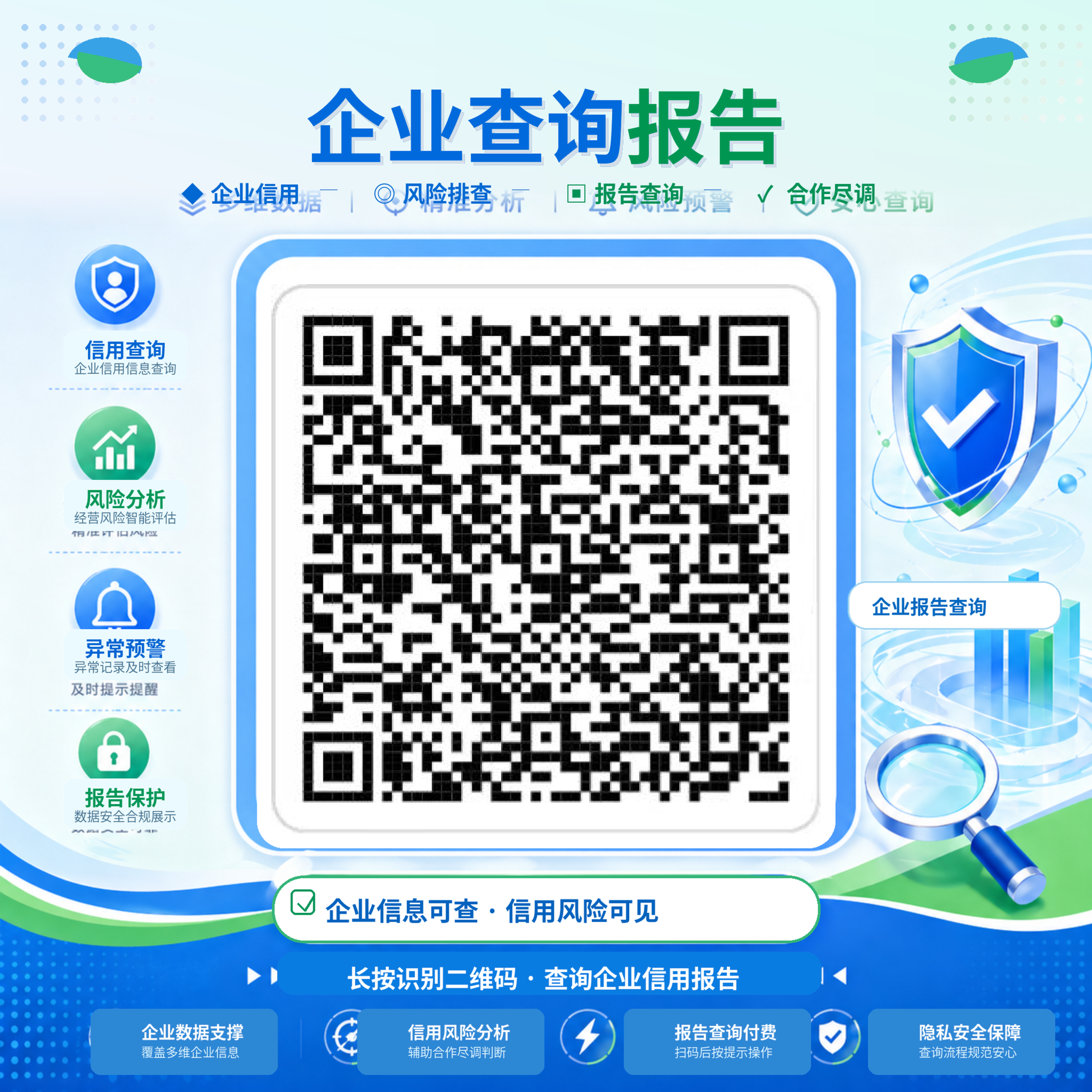 绿勾报告企业信用查询二维码
